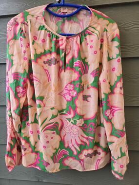 Philosophy Republic Clothing Floral Long Sleeve Blouse Size XS